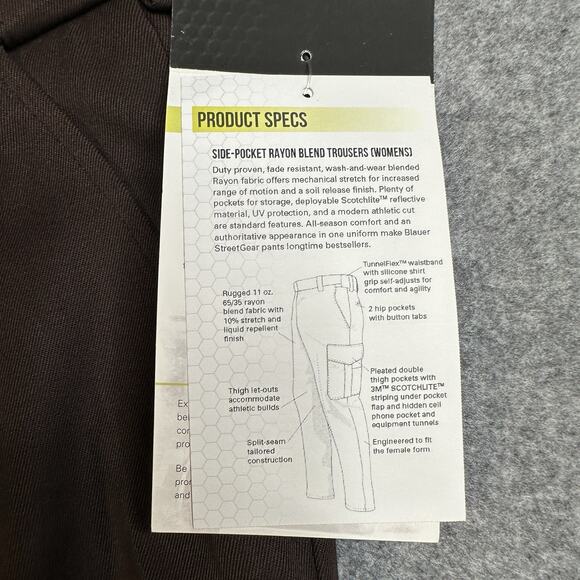 NEW MENS BLAUER 8980 CARGO POCKET RAYON POLYESTER PANTS BROWN 38X30 - Picture 7 of 11